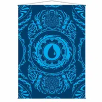 Plátno na zeď Magic: The Gathering - Mana 7 Wall Scroll Island