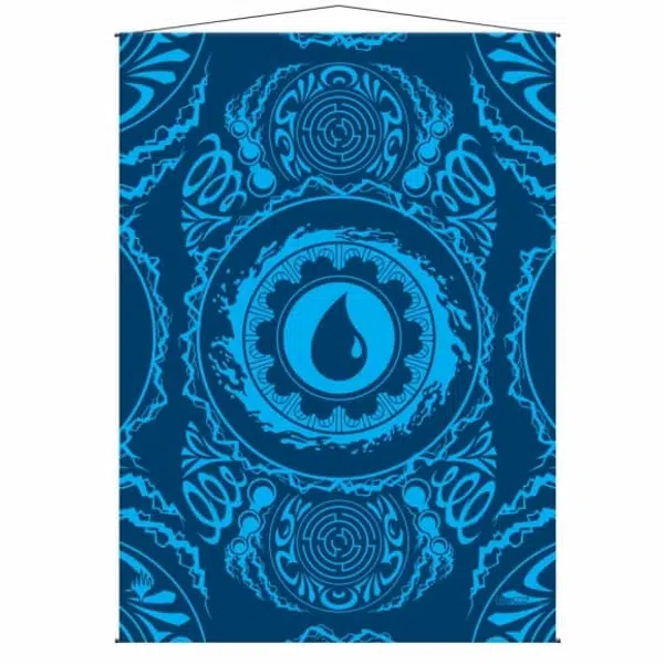 Plátno na zeď Magic: The Gathering - Mana 7 Wall Scroll Island