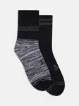 Under Armour Ponožky UA Essential Hi Lo 2Pk-BLK - unisex