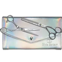 Sada kadeřnických nůžek 5,75" a efilačních nůžek 6,35" Olivia Garden SilkCut Pro Pride Edition (PRIDE 575/635) + dárek zdarma