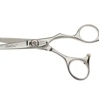 Kadeřnické nůžky Olivia Garden SilkCut Shear 5,0" - stříbrné (5.0) + dárek zdarma