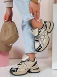 Dámské sneakersy MODERMAX khaki