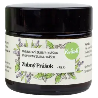 KVITOK Bylinkový zubný prášok 25 g