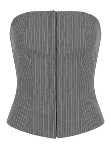 studioselect Top 'Gianna'  sivá / biela