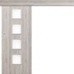 Posuvné dveře na stěnu MENTON 5, 6, 7, 8 - Výška 210 cm