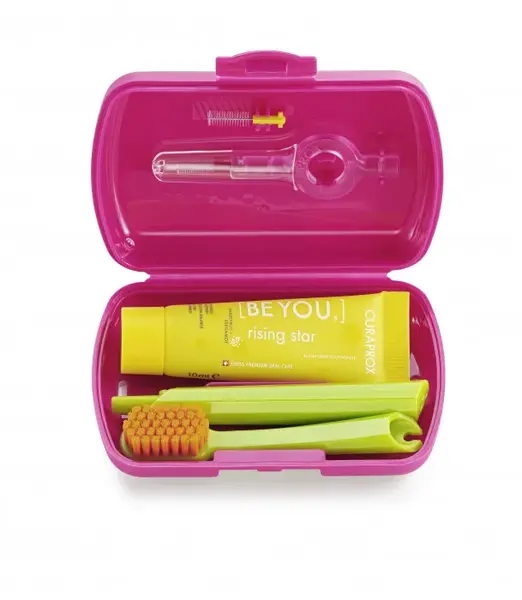 Curaprox Travel set červený