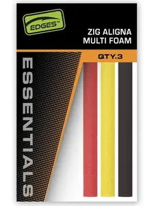 Fox penové valčeky edges essentrials zig aligna kit multi foam kit (žltá, červená a čierna)