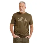 Pánské tričko bushman lasal khaki xxl