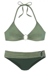 JETTE Bikiny  zelená / olivová