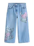 Next Džínsy 'Disney Lilo & Stitch'  modrá denim / čadičová / staroružová