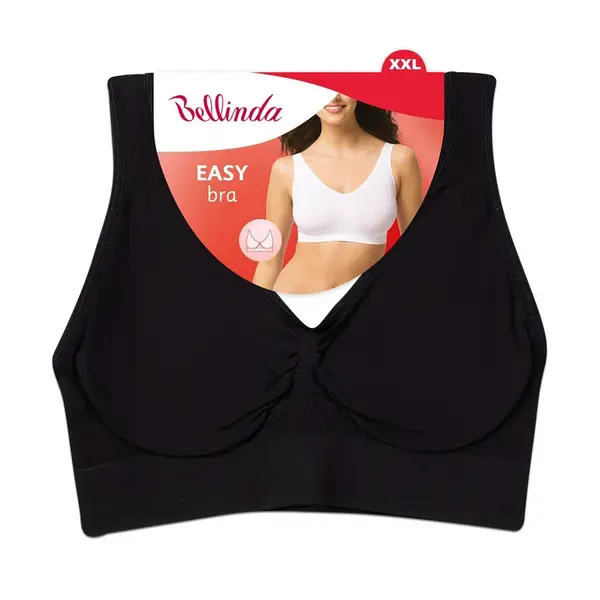 Bellinda Podprsenka elastická Easy bra vel. XXL černá