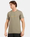 Pánské bavlněné tričko kilpi discover-m khaki m
