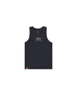 ALPHA INDUSTRIES Tričko  tmavomodrá / sivá
