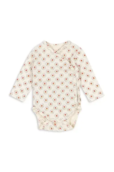 Body pre bábätká Konges Sløjd BASIC LS NEWBORN BODY GOTS
