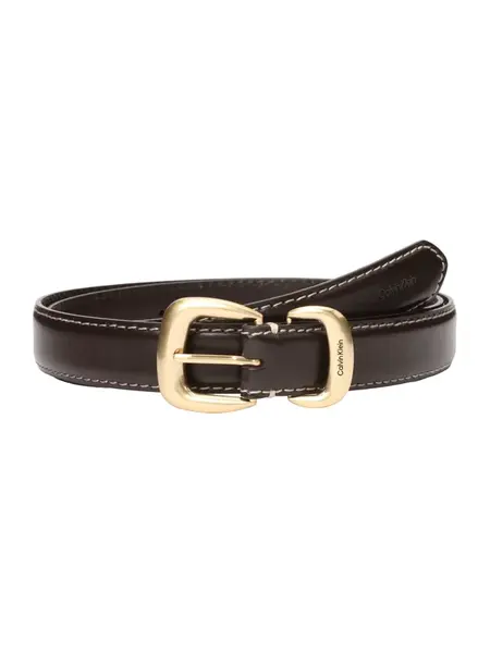 Calvin Klein Opasky  tmavohnedá