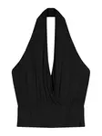 Bershka Top  čierna