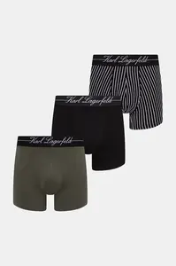 Karl Lagerfeld přiléhavé boxerky pánské bavlněné s elastanem 3-pack