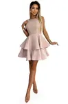Double flared dress with a Numoco lace top