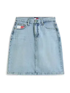 Tommy Jeans Sukňa 'CLAIRE'  modrá denim