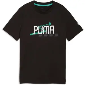 Puma ACTIVE SPORTS BIG GRAPHIC TEE B Chlapecké triko, černá, velikost