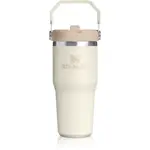 Stanley IceFlow™ Flip Straw 2.0 Tumbler nerezová termoláhev Cream 410 ml