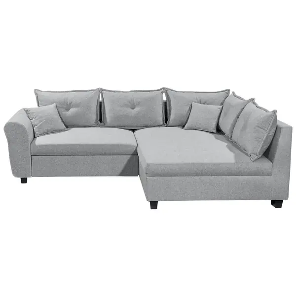 Livetastic ROHOVÁ SEDAČKA, textil, šedá