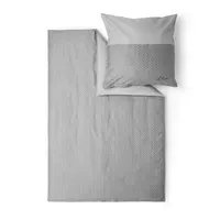 S. Oliver POVLEČENÍ, makosatén, šedá, 135/200 cm