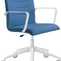 LD SEATING Kancelářská židle OSLO 227-RA,F80-N0, kříž a područky bílé