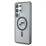 Zadní kryt Karl Lagerfeld IML K&CH Heads MagSafe pro Samsung Galaxy S25 Ultra, černá