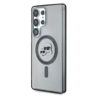 Zadní kryt Karl Lagerfeld IML K&CH Heads MagSafe pro Samsung Galaxy S25 Ultra, černá