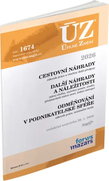 ÚZ 1674 Cestovní náhrady