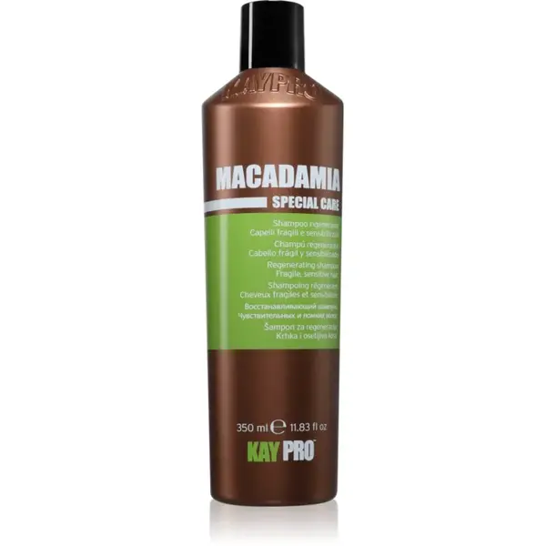 Kaypro Macadamia Regenerating Shampoo regeneračný šampón proti lámavosti vlasov 350 ml