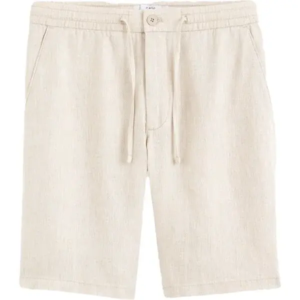 CELIO DOLINUSBM Pánské bermudy, béžová, velikost