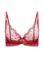 Hunkemöller Podprsenka 'Cordelie'  krvavo červená