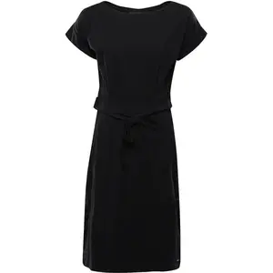ALPINE PRO OZERA Dámske šaty, čierna, veľkosť