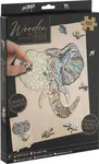 Dřevěné puzzle Slon 137 dílků