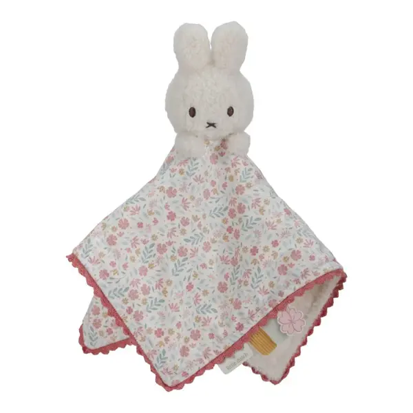 Little Dutch Miffy Fluffy Lucky Blossom Cuddle Cloth usínáček 0 m+ Pink 1 ks