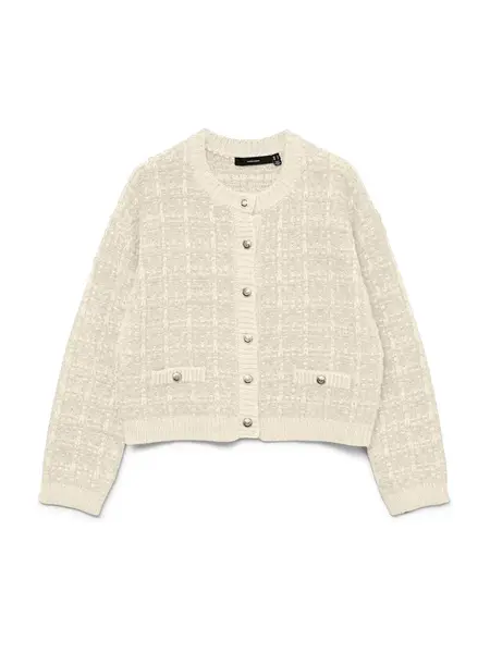 VERO MODA Kardigán 'VMHEATHER'  béžová