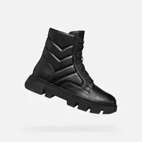 Black women's ankle boots Geox Vilde - Women's