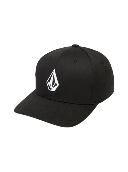 Volcom kšiltovka Full Stone Flexfit Hat Black | Černá | Velikost L/XL | 100% bavlna