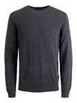 JACK & JONES Sveter 'JJEEmil'  tmavosivá