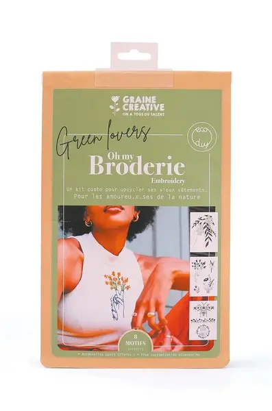 Vyšívací souprava Graine Creative Green Lovers více barev