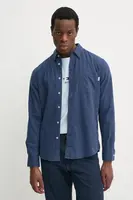 Bavlněná košile Pepe Jeans AARON tmavomodrá barva, regular, s límečkem button-down, PM308804