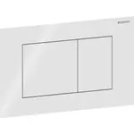 Geberit Sigma40 ovládacie tlačidlo sklo biela 115.629.SI.1