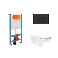 Závesný wc set Vitra Normus do ľahkých stien / predstenová SIKOVSB3