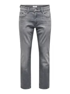 Only & Sons Džínsy 'Weft'  sivý denim