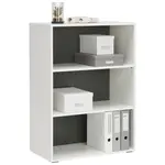 Hom`in REGÁL, antracitová, bílá, 75/103,8/40 cm