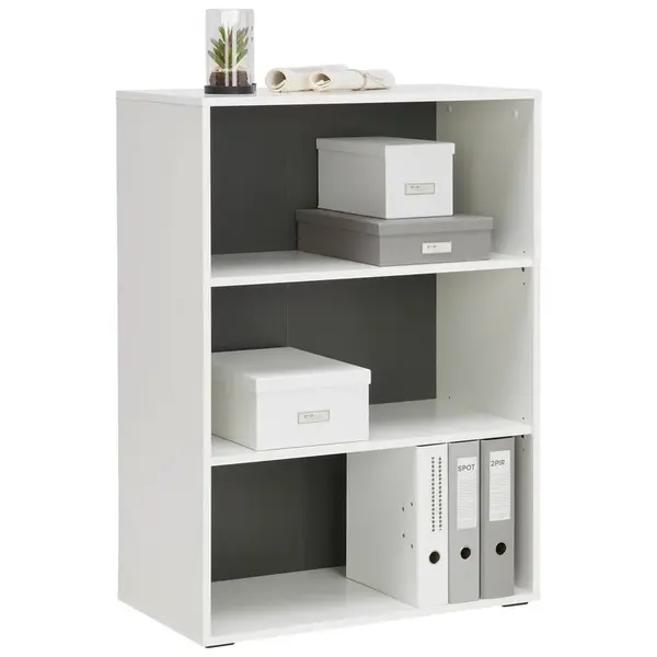 Hom`in REGÁL, antracitová, bílá, 75/103,8/40 cm