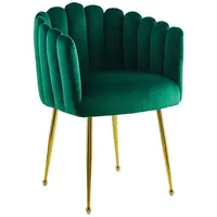 MID.YOU ŽIDLE S PODRUČKAMI, samet, zelená