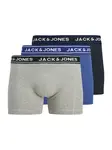 JACK & JONES Boxerky 'JACDANNY'  modrá / tmavomodrá / sivá melírovaná